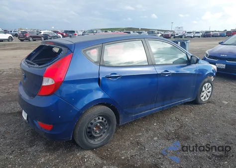 2016 Hyundai Accent Se z USA, uszkodzony, nr VIN KMHCT5AE7GU264780